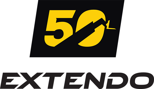 Pettibone Extendo 50 year logo