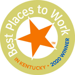 Best Place to work Kentucky 2020 award image