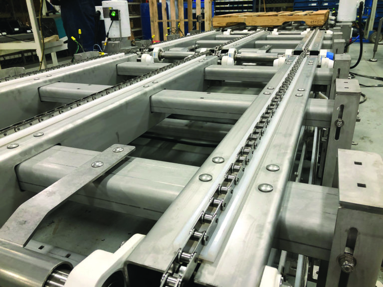 Pallet Unloading Conveyor by Multi-Conveyor_high-res image