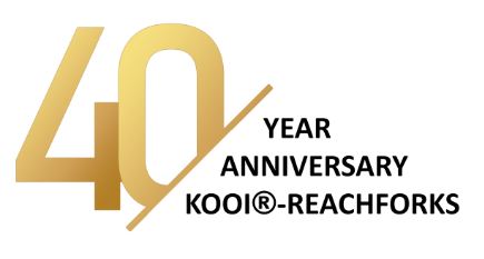 KOOI Reachforks 40th logo image