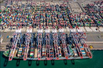 Port of Long Beach aerial image