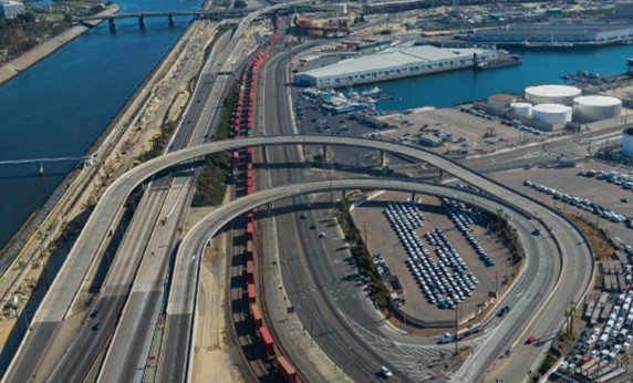 Port of Long Beach railroad study image