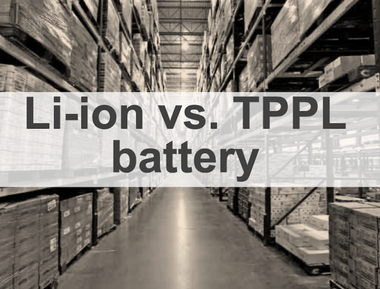 Li-ion vs TPPL Battery for Forklifts