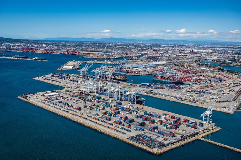 Port of Long Beach aerial image