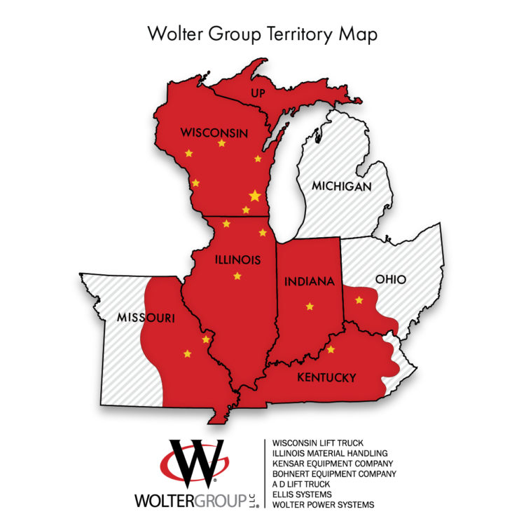 Wolter-Group LLC Territory Map image