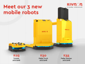 Kivnon presents its latest three innovations in mobile robotics