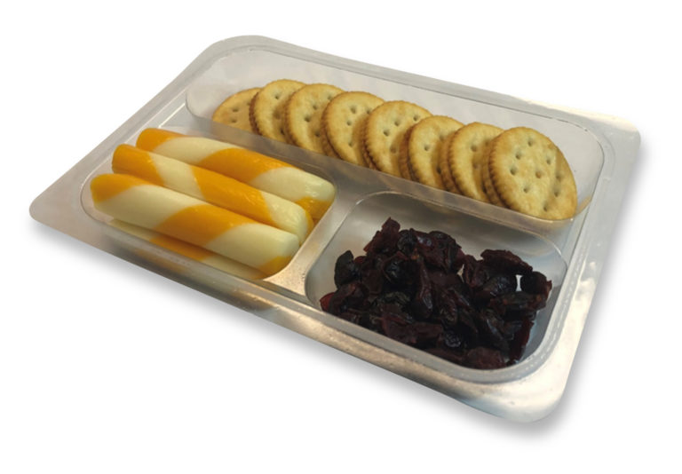 Cheese and Cracker tray-base snack kit image