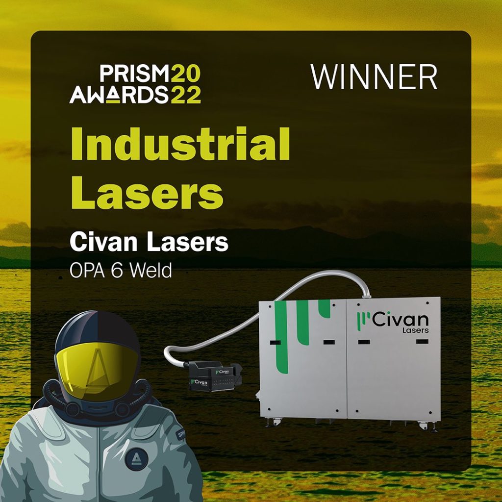 OPA 6 weld Industrial Laser winner image