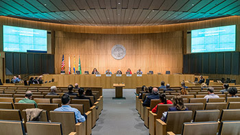 Port of Long Beach commissioners meeting image