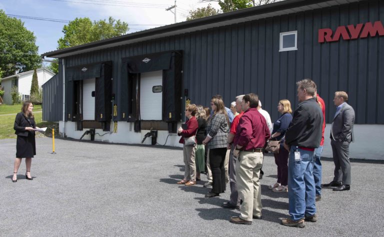 ribbon-cutting ceremony at the Raymond Energy Solutions Center of Excellence