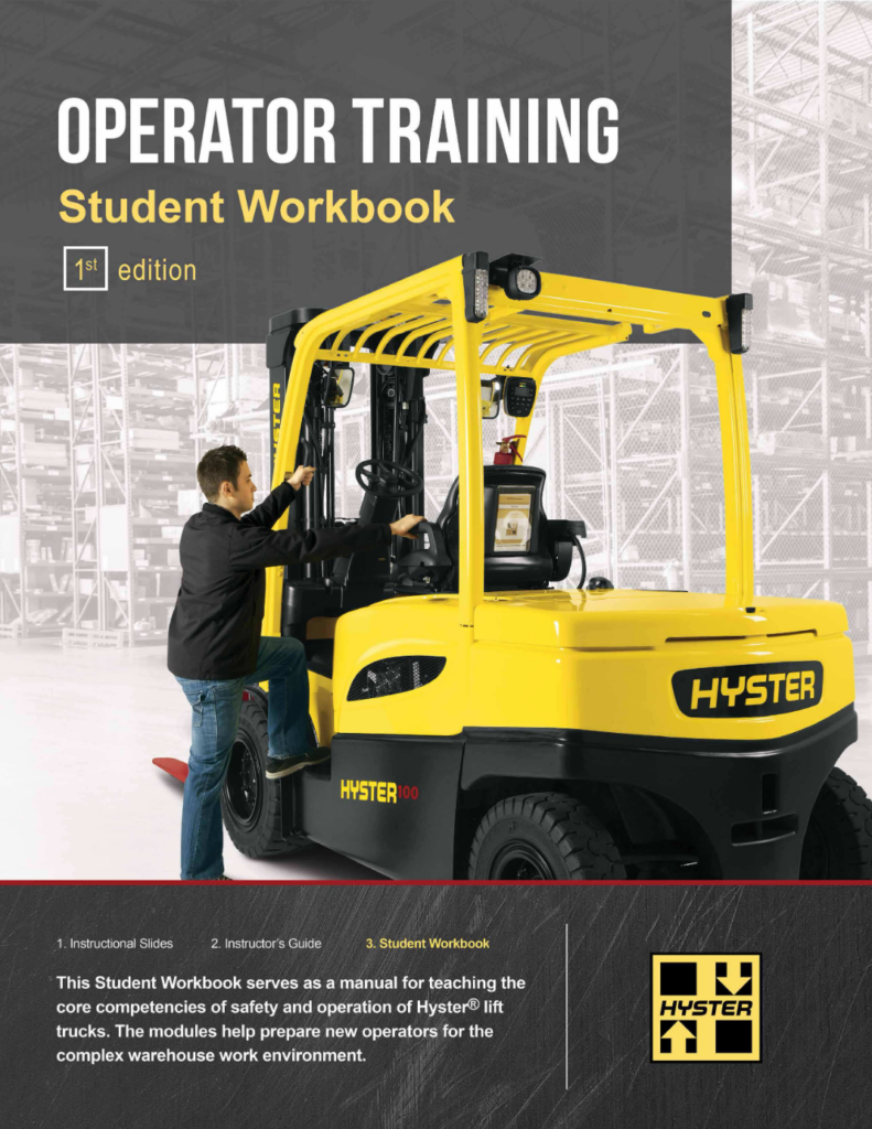 Hyster Student Workbook Cover