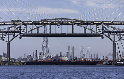 Demolition Begins for Gerald Desmond Bridge image