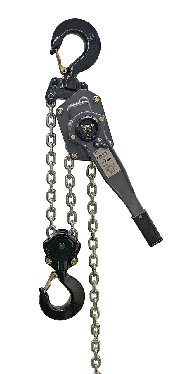 OZ Lifting’s new 6-ton capacity industrial lever hoist. image