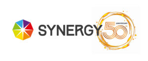 Synergy Logistics celebrates 50 years logo
