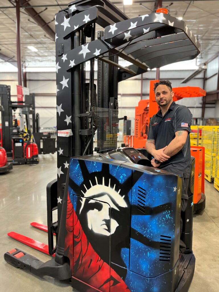 Carolina Handling Patriotic Forklift image