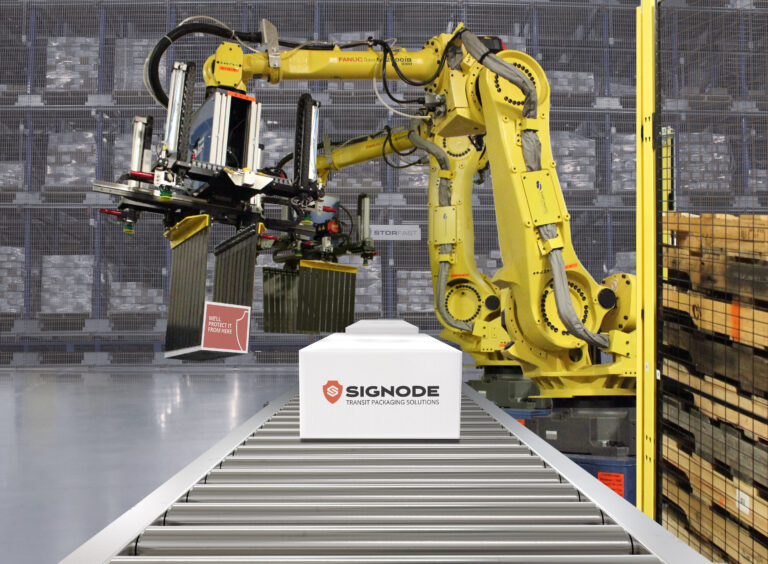 Signode Simplimatic robotics palletizers and conveyors image