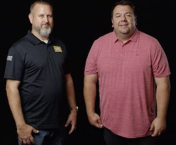 Left to Right: Monte Landy, founder and principal of Warehouse Equipment Contractors, Inc. and Tyson Bigelow, president of Wize Solutions image