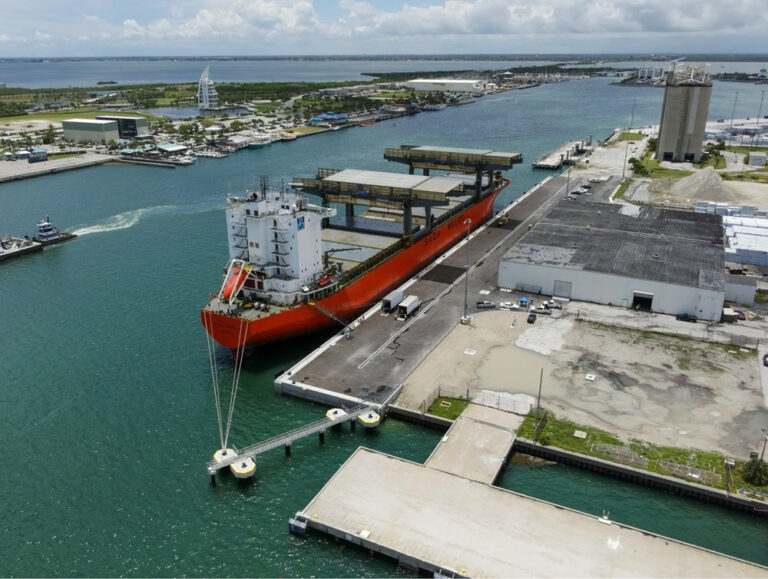 Saga Welco’s Saga Morus docked at Port Canaveral’s newly constructed NCB3 image