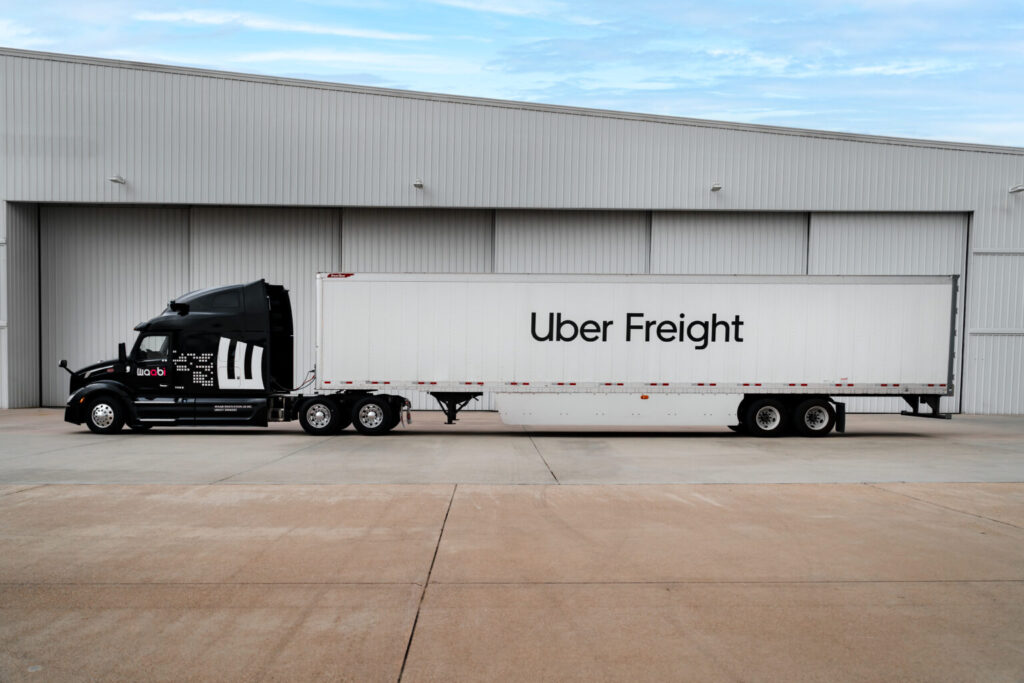 Waabi and Uber Frieght truck image