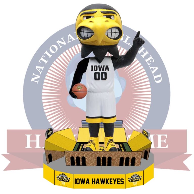 Crossover at Kinnick Iowa Hawkeyes Herky Bobblehead image