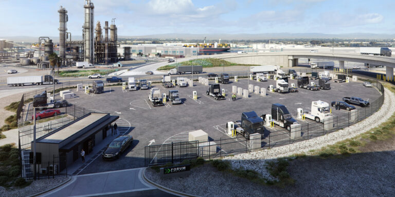 Charging Station to Power Electric Trucks in Port of Long Beach image