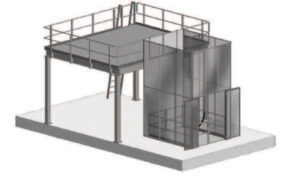 Rider mezzanine access lifts