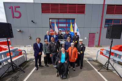 Port of Long Beach fire station group shot