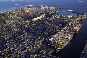 Aerial of Middle Harbor/LBCT