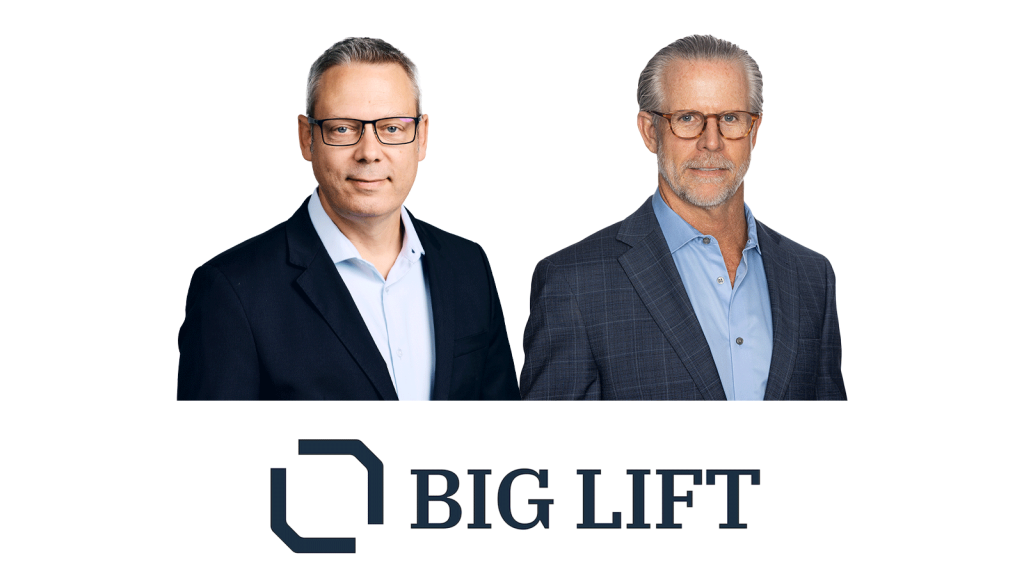 L to R: Jason Dunigan, VP of Sales and Martin Boyd, CMO of Big Lift, LLC image