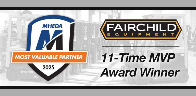 Fairchild Equipment MVP award image