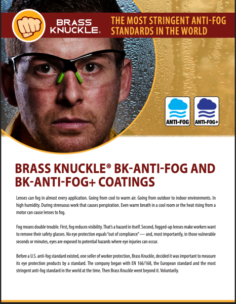 Brass Knuckle® BK-Anti-FOG and BK-Anti-FOG+ Get New Brochure Image