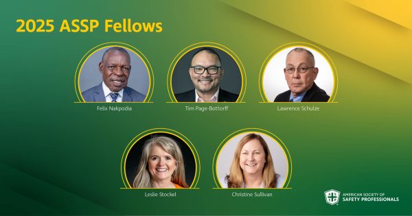 ASSP honors five visionaries for revolutionizing worker safety image