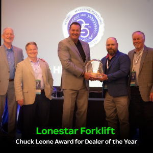 Lonestar Forklift Chuck Leone Award Winner image