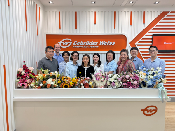 Gebrüder Weiss opens a new location in Thailand. Here: the team in Bangkok 2025